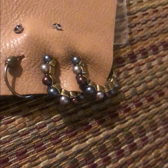 Free People hoop Stud Trip NWT - Picture 4 of 6